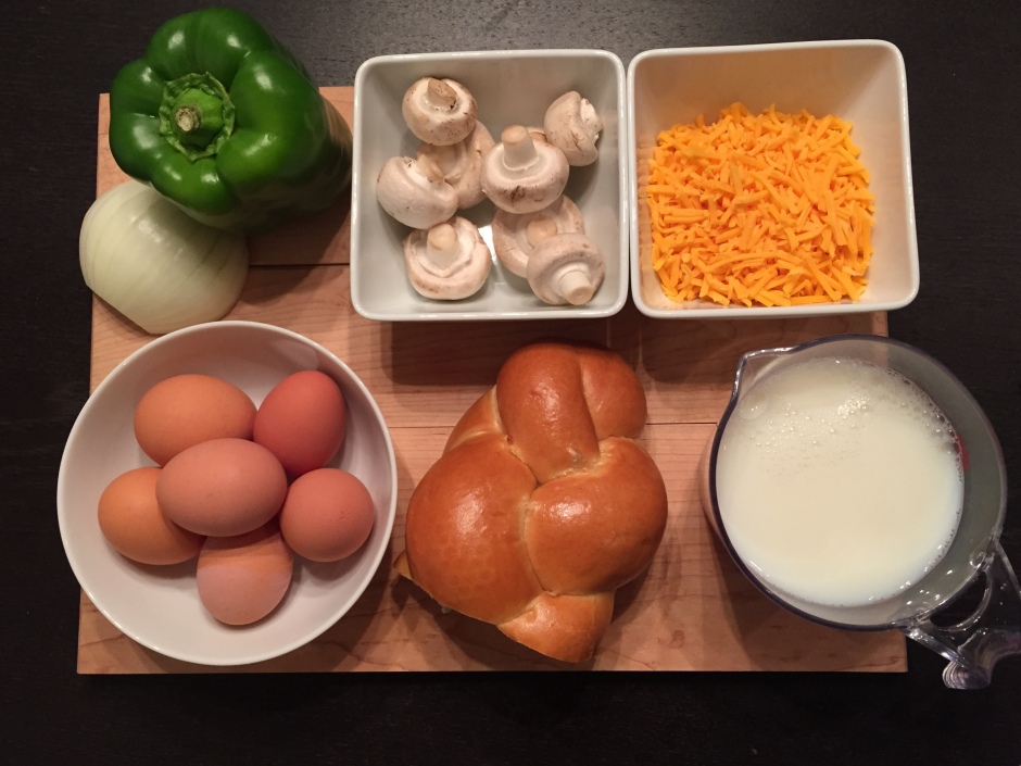 Veggie Egg Bake Ingredients
